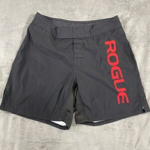 Rogue Fight Shorts 2.0 Mens 32 Black MMA CrossFit Training Fitness Board Gym